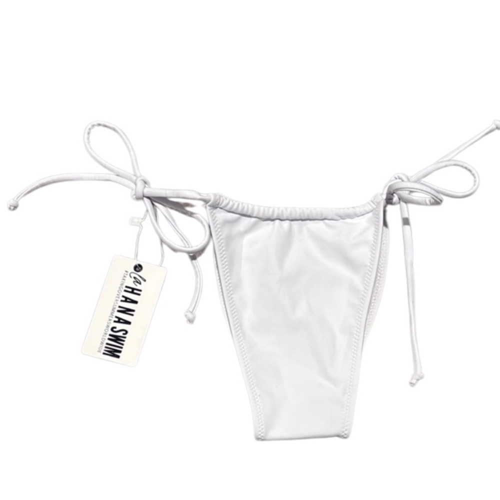 Lahana Swim White Bikini Bottom
